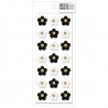 Set Apliques Deco Mono Flowers