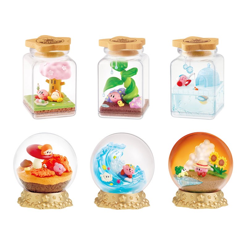 Re Ment Kirby Pupupu Seasons Terrarium Blind Box Kawaii Panda Making Life Cuter