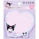 Kuromi Heart Pillow Die-Cut Sticky Notes