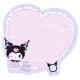 Post-Its Die-Cut Kuromi Heart Pillow