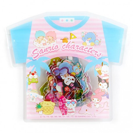 Bolsa Pegatinas Summer T-Shirt Sanrio Characters Beach