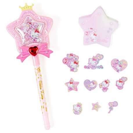 Magical Star Wand Hello Kitty Pen & Memo Set
