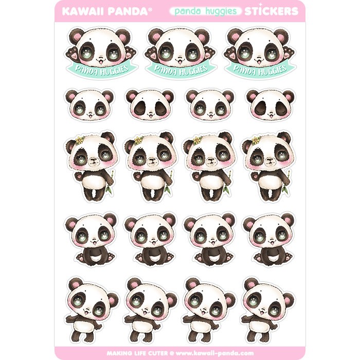 Kawaii Panda Sticker