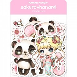 Saco Stickers Sakura Hanami