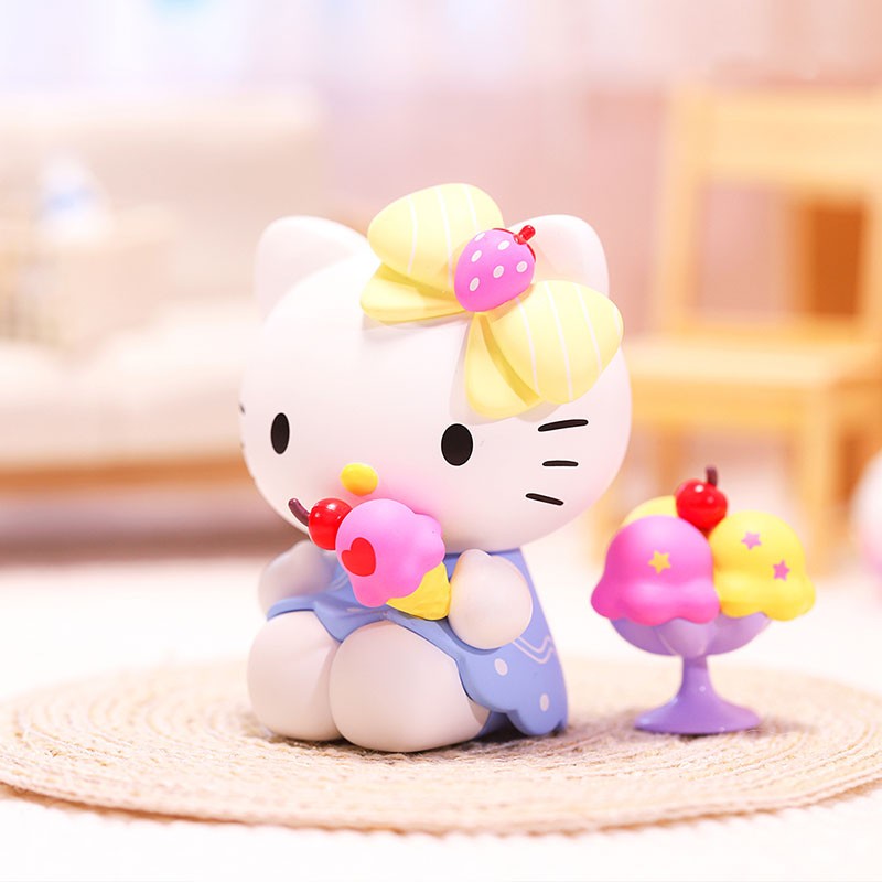 POP MART x HELLO KITTY Sweet Series Candy Dress Mini Figure Art Toy New Secret 