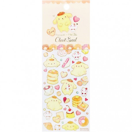 Pompom Purin x Miki Takei Fluffy Souffle Stickers