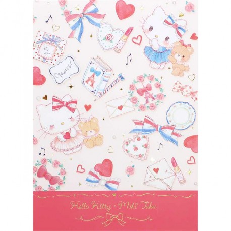 Bloco Notas Hello Kitty x Miki Takei Paris & Ribbon