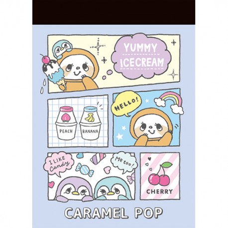 Caramel Pop Sweets Times Mini Memo Pad