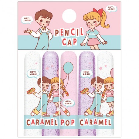 Caramel Pop Retro Pencil Caps