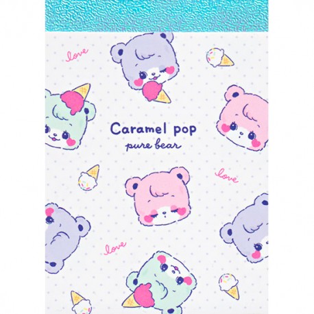 Caramel Pop Pure Bear Mini Memo Pad