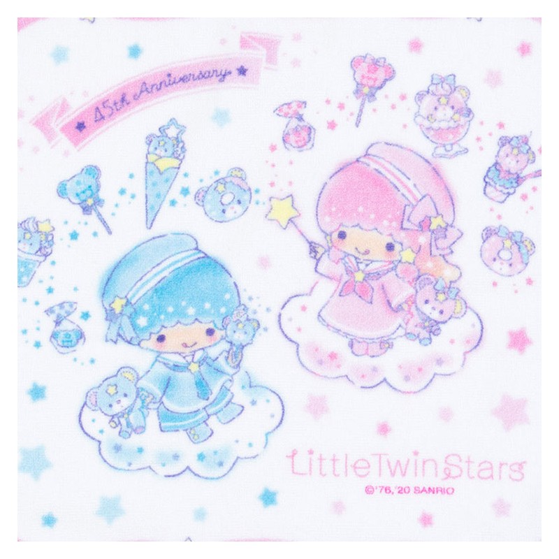 Little Twin Stars 45th Anniversary Pink Mini Towel - Kawaii Panda ...