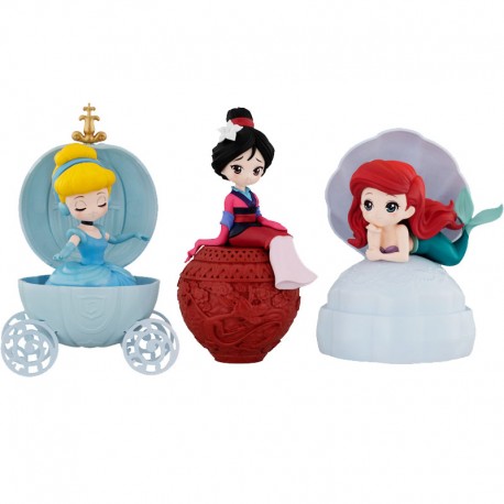 Disney Princess Heroine Doll Stories Capchara Figure Gashapon Kawaii  Panda Making Life Cuter