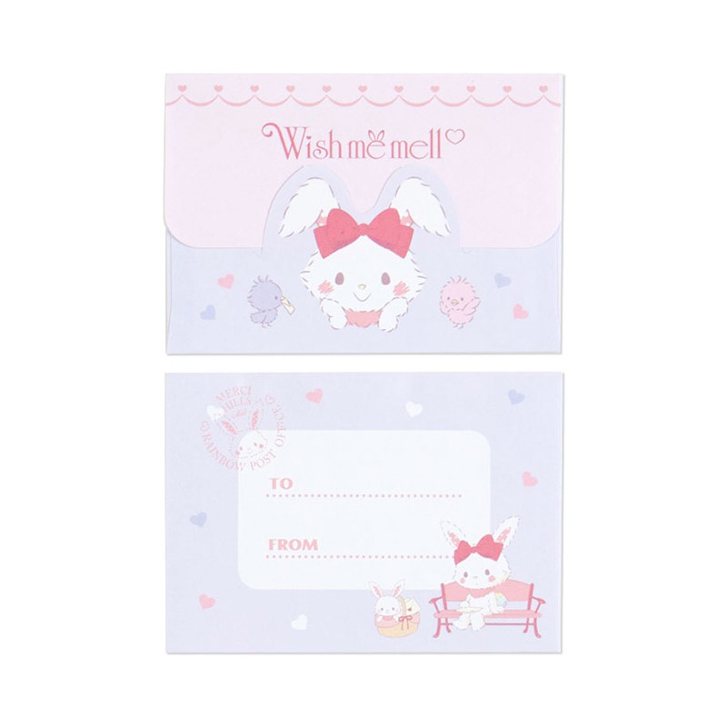 Japan Sanrio Cinnamoroll Gudetama Kirimi chan Mini Letter Set Wish Me Mell 