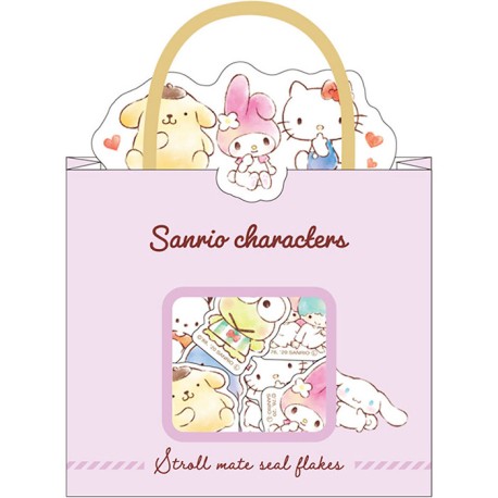 Saco Stickers Stroll Mate Sanrio Characters
