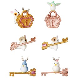 Rabbit & Bird Key Lock Miniatures Gashapon
