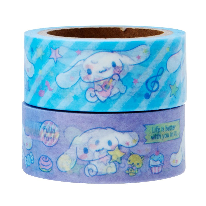 Japan Sanrio Washi Masking Tape 3 Rolls Set Can - Cinnamoroll