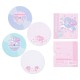 Disc Record Little Twin Stars Message Cards Set