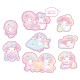 Summer T-Shirt My Melody & Piano Stickers Sack