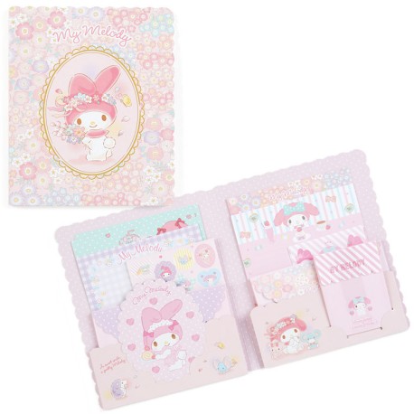 My Melody Scalloped Floral Volume Letter Set