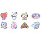 Saco Stickers BT21 Jelly Candy