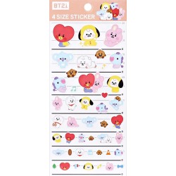 Stickers 4 Size BT21 Characters