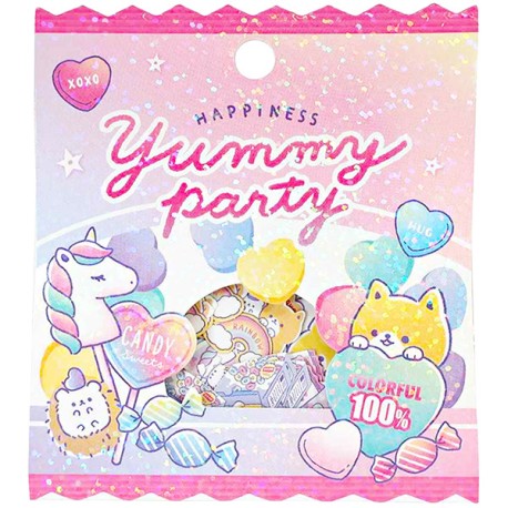 Yummy Party Stickers Sack