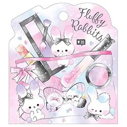 Fluffy Rabbits Stickers Sack
