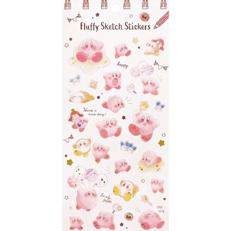 Stickers Fluffy Sketch Kirby