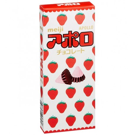 Apollo Strawberry Chocolate Cones