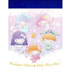 Mini Bloc Notas Cardcaptor Sakura x Little Twin Stars All Stars