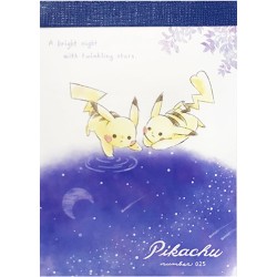 Mini Bloco Notas Pikachu Bright Night