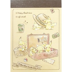 Pikachu Enjoy Your Trip Mini Memo Pad