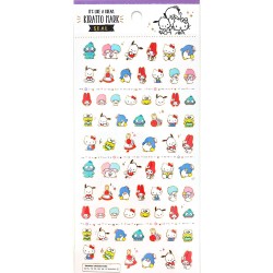 Stickers Kiratto Mark Sanrio Characters Together
