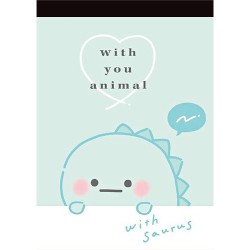 Mini Bloc Notas With You Animal Dinosaur