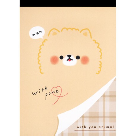 Bloco Notas With You Animal Pomerarian