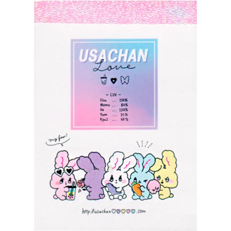 Usachan Love Mini Memo Pad