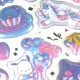 Sanrio Characters Puffy Stickers Balloon