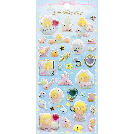 Little Fairy Tale Puffy Stickers Ariel & Cinderella