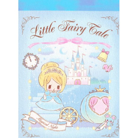 Little Fairy Tale Book Cinderella Mini Memo Pad