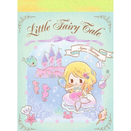 Mini Bloco Notas Little Fairy Tale Book Ariel