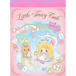 Little Fairy Tale Book Alice Mini Memo Pad