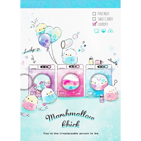 Bloco Notas Marshmallow Chick Laundry