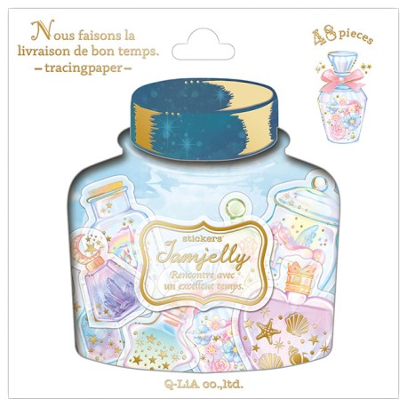 Bolsa Pegatinas Jamjelly Whimsical Bottles