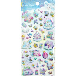 Crystal Cloud Puffy Stickers