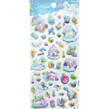 Stickers Puffy Crystal Cloud