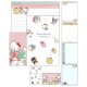 Set Cartas Sanrio Characters Always Happy