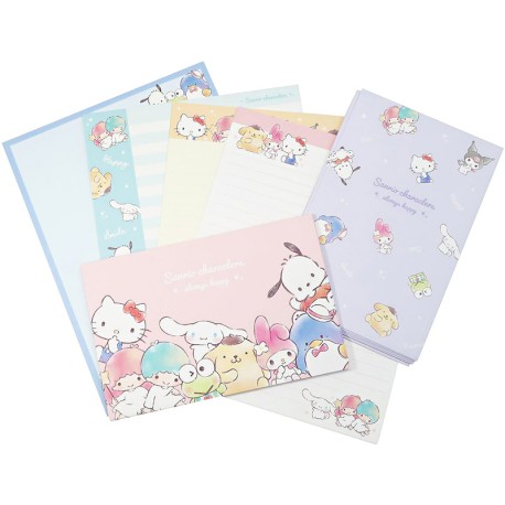 Set Cartas Sanrio Characters Always Happy