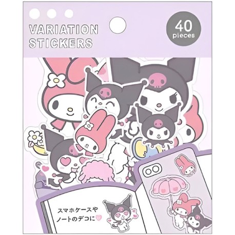 Bolsa Pegatinas Variation My Melody & Kuromi