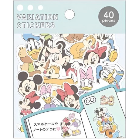 Disney Characters Variation Stickers Sack