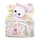 Amenomori Fumika Flowers Stickers Sack